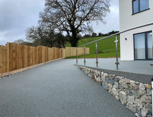 Resin Bound Patio New-Build – St Austell, Cornwall